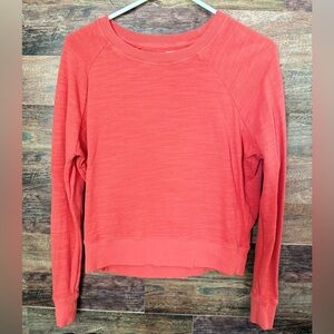 J. Crew, Vintage Fleece, Red/Orange in Color, Size XS
#0078